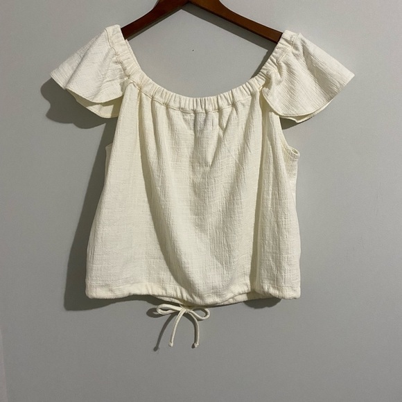 Madewell Texture & Thread Off the Shoulder Top - Picture 4 of 8